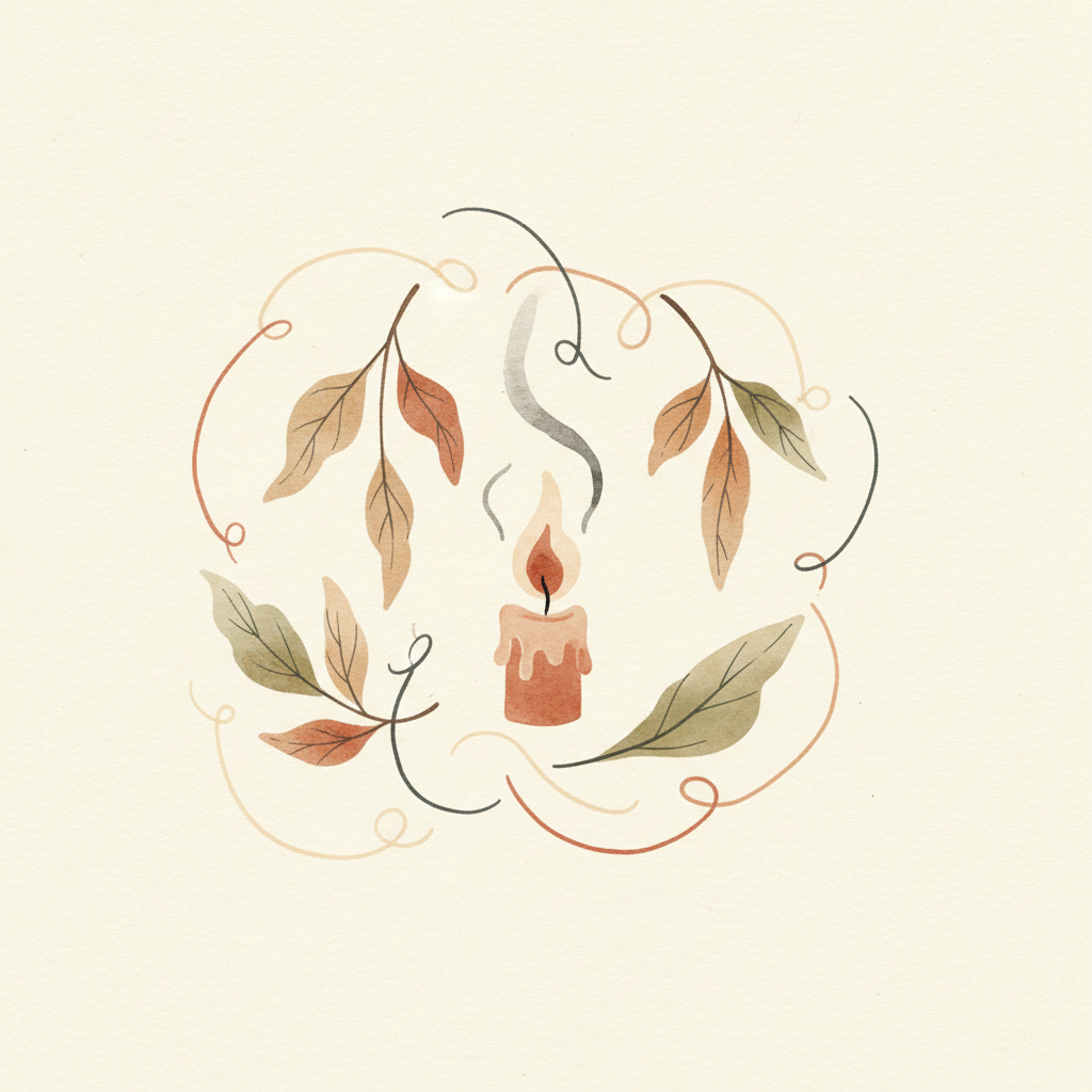 Abstract illustration of burnout and exhaustion